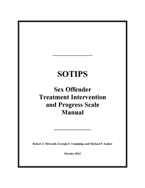 Sex Offender Treatment Intervention and Progress Scale (PDF Download)